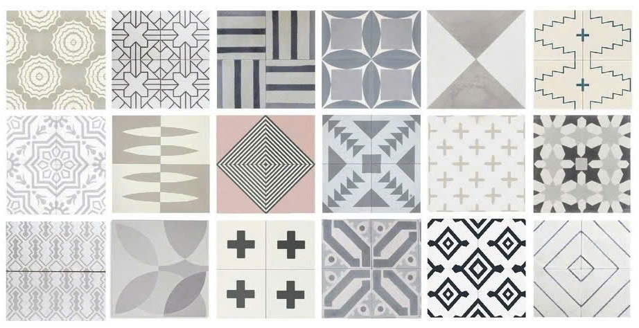 The use of patterned cement tiles in Indochine-style design and where to find them? 